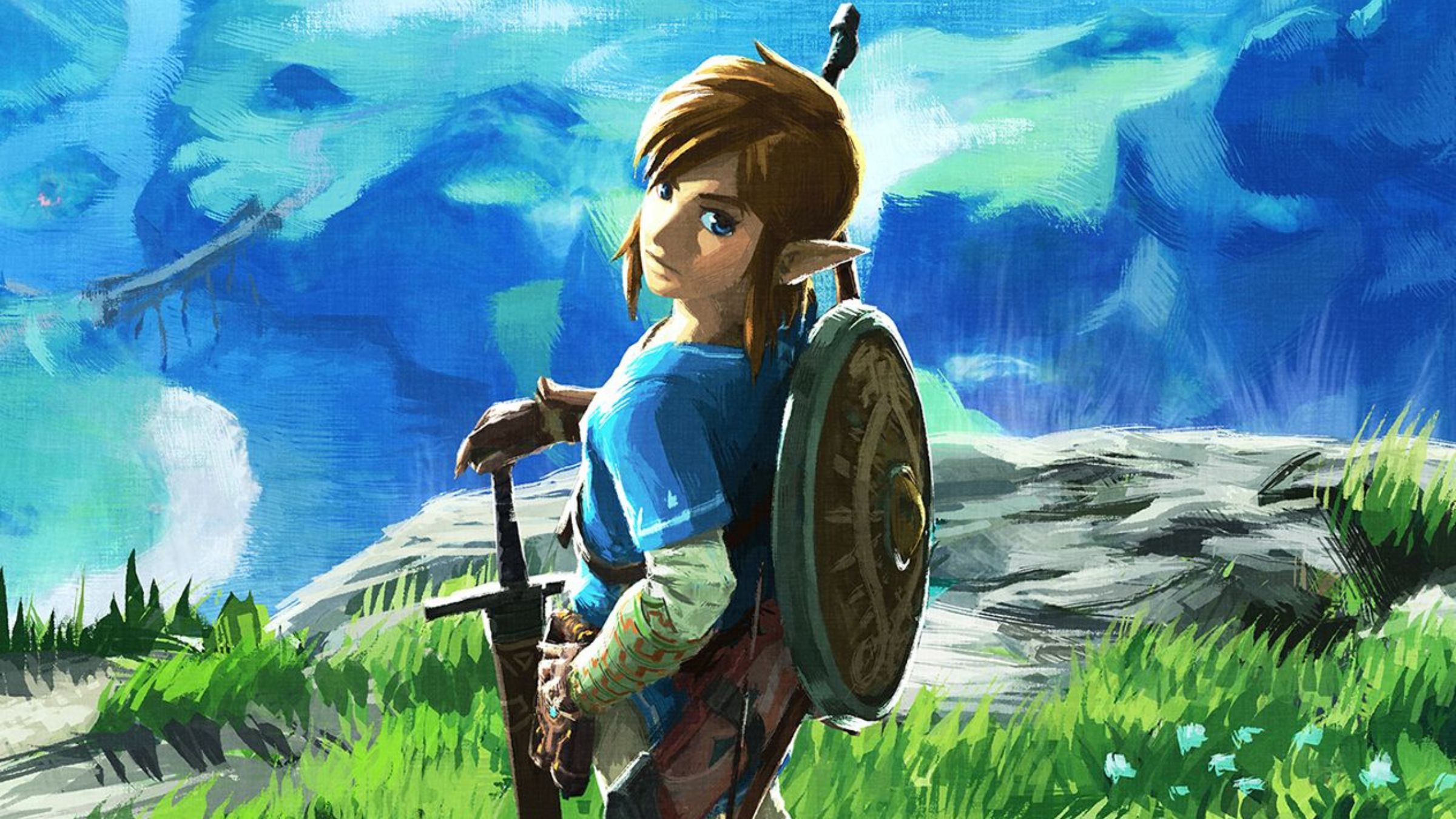 Link official art Breath of the Wild