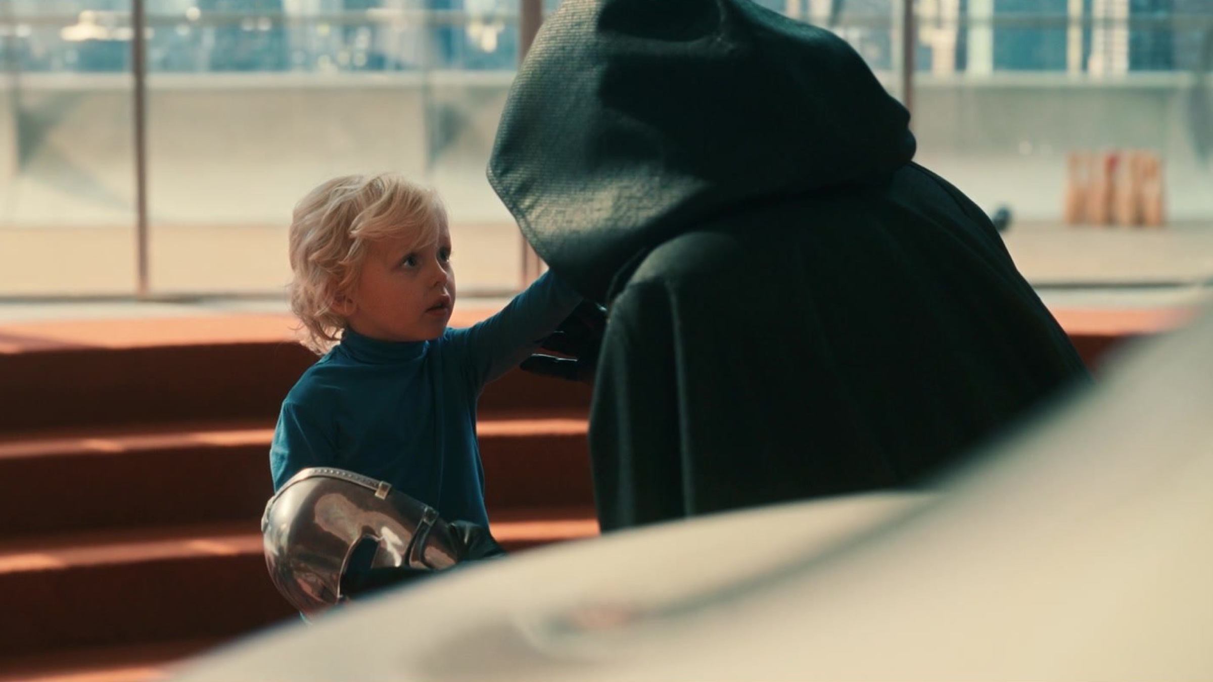 Franklin Richards and Doctor Doom in The Fantastic Four First Steps
