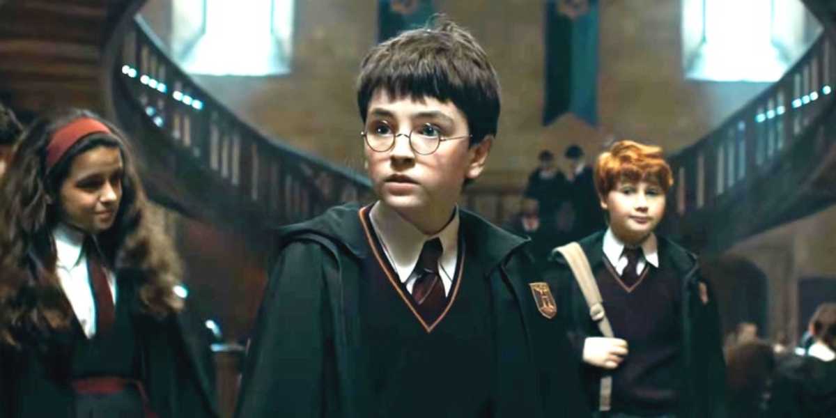 The leading trio in 'Harry Potter and the Philosopher's Stone' on HBO