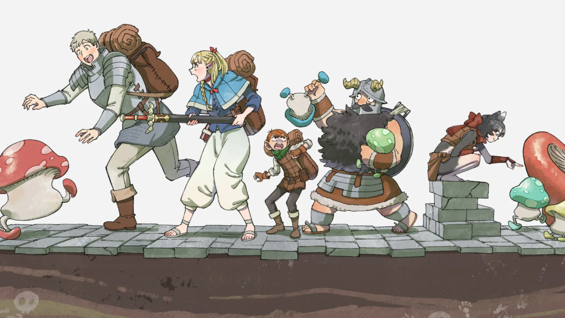کادرهایی از فصل دوم Delicious in Dungeon