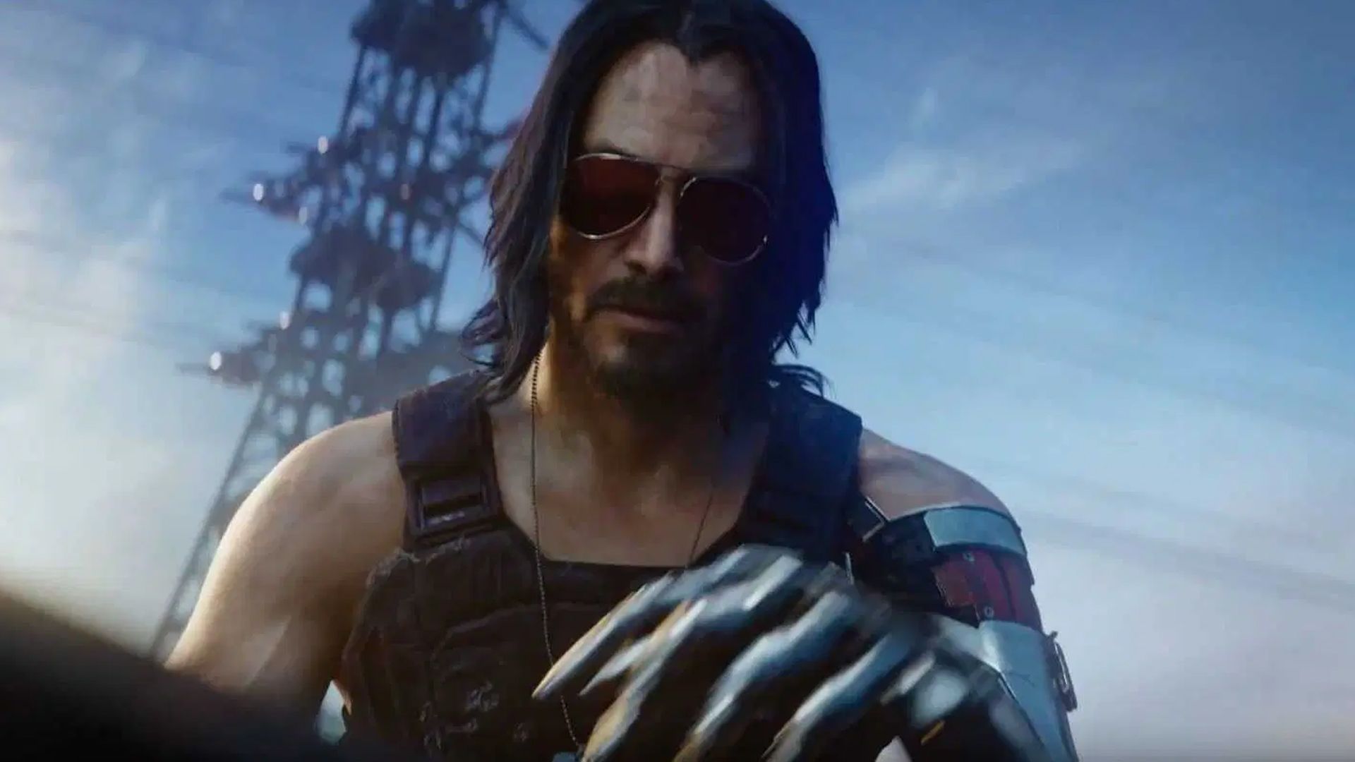 Cyberpunk 2077's Johnny Silverhand portrayed by Keanu Reeves