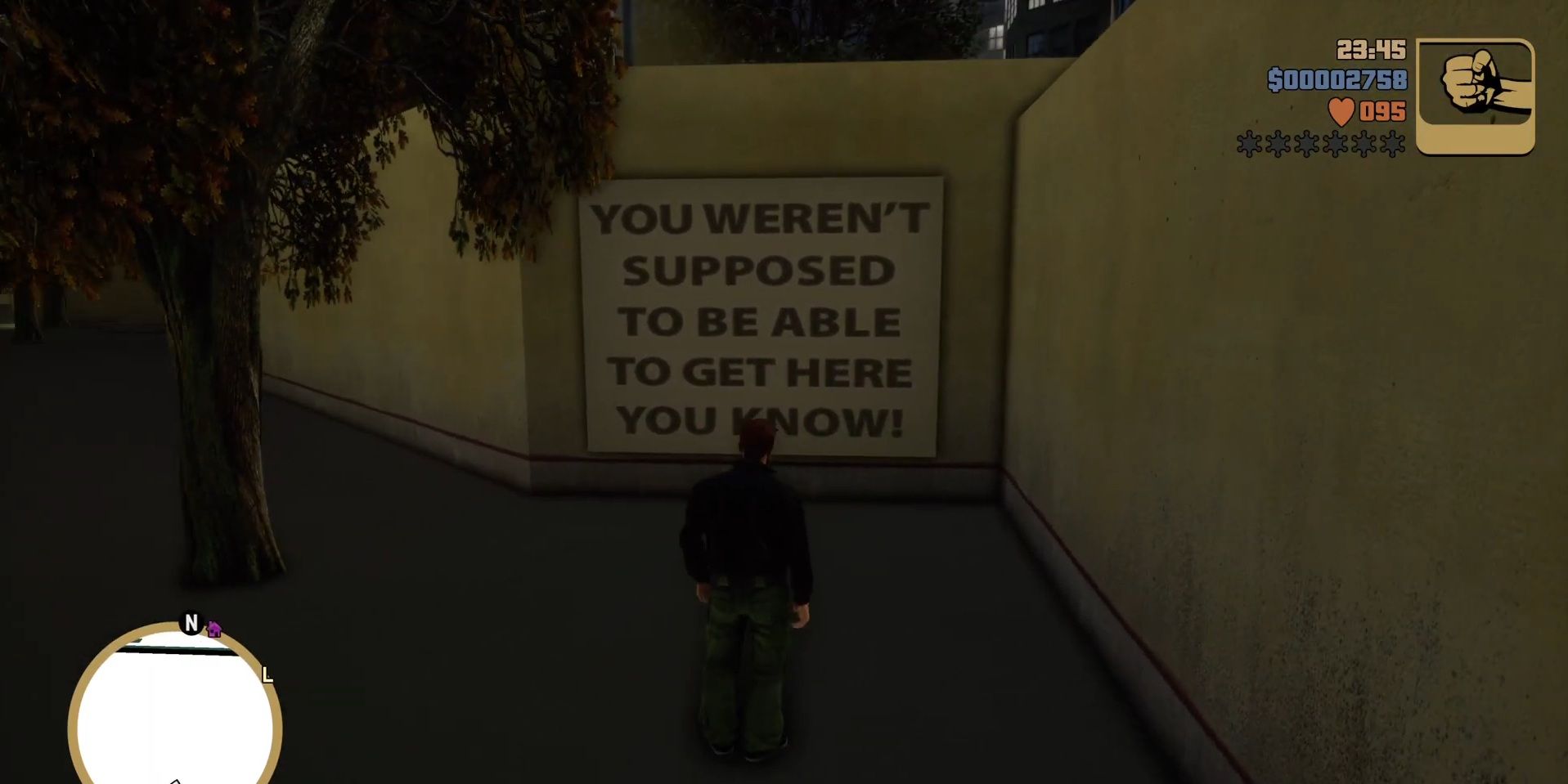 GTA 3 Fourth Wall Break