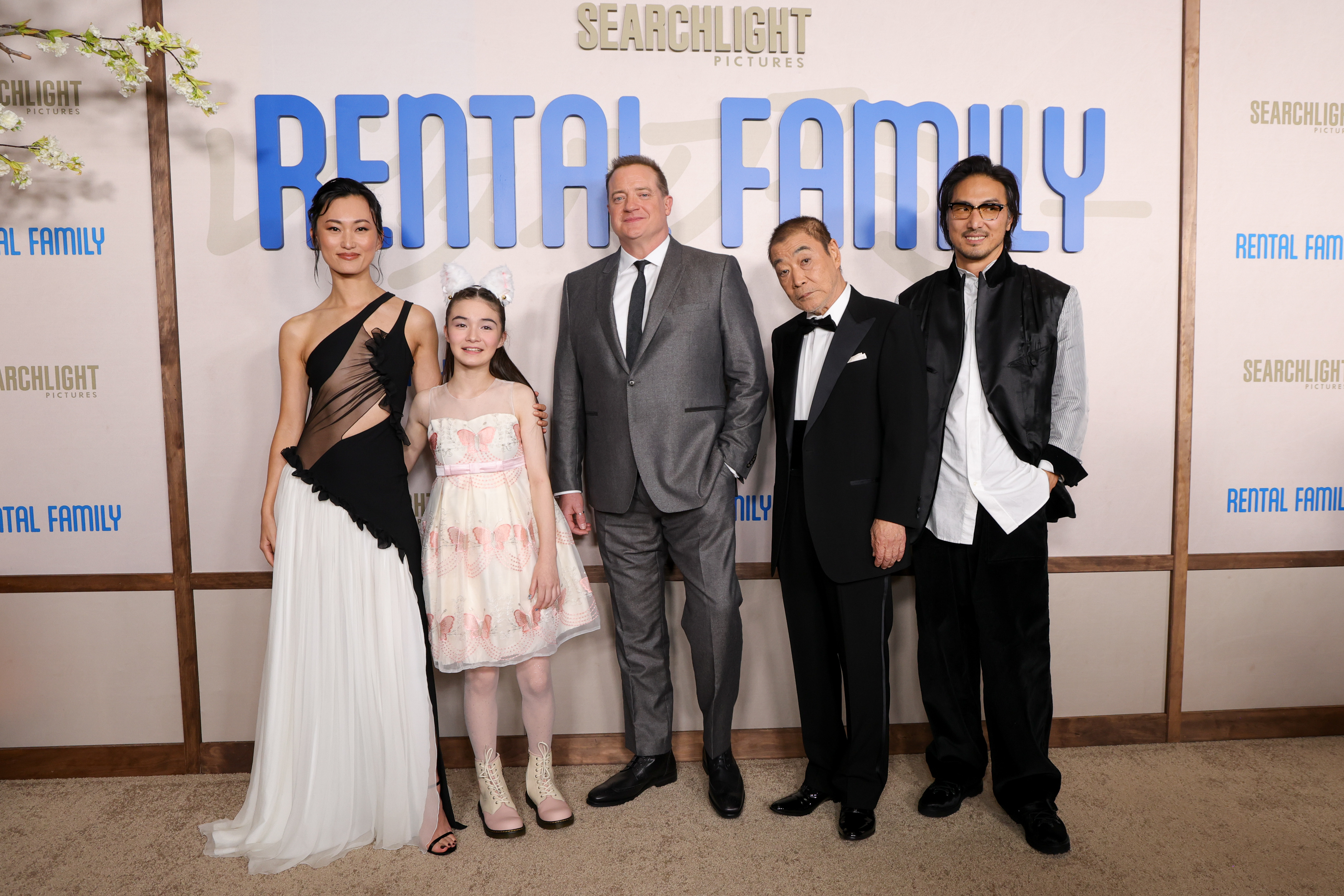 Takehiro Hira در مراسم اکران Rental Family