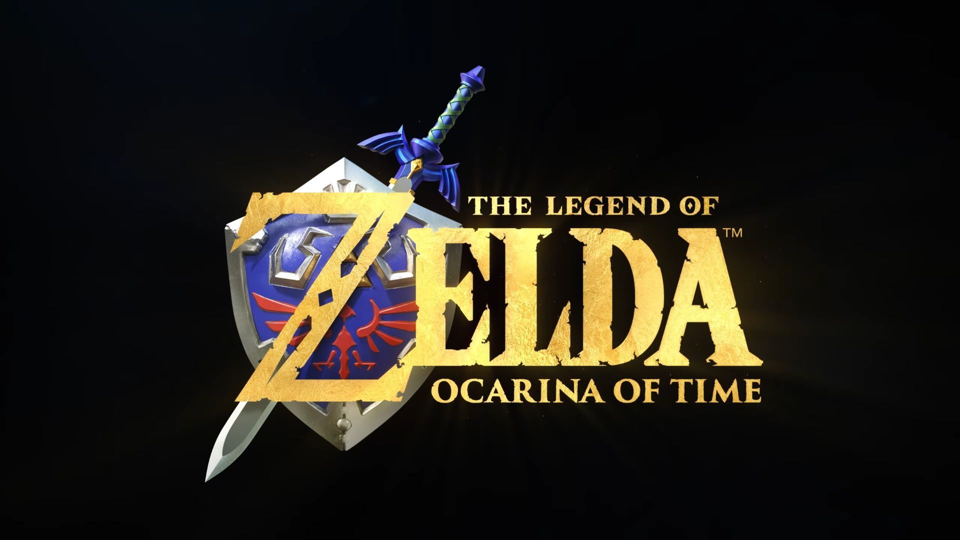 The Legend of Zelda Ocarina of Time Logo