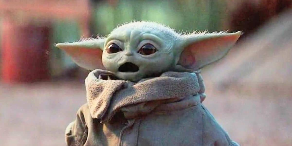 Grogu shocked in 'The Mandalorian'