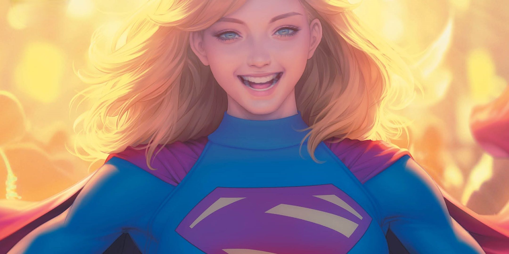 Supergirl smiling