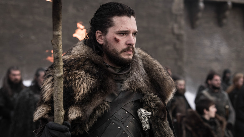 Kit Harington as Jon Snow on Game of Thrones