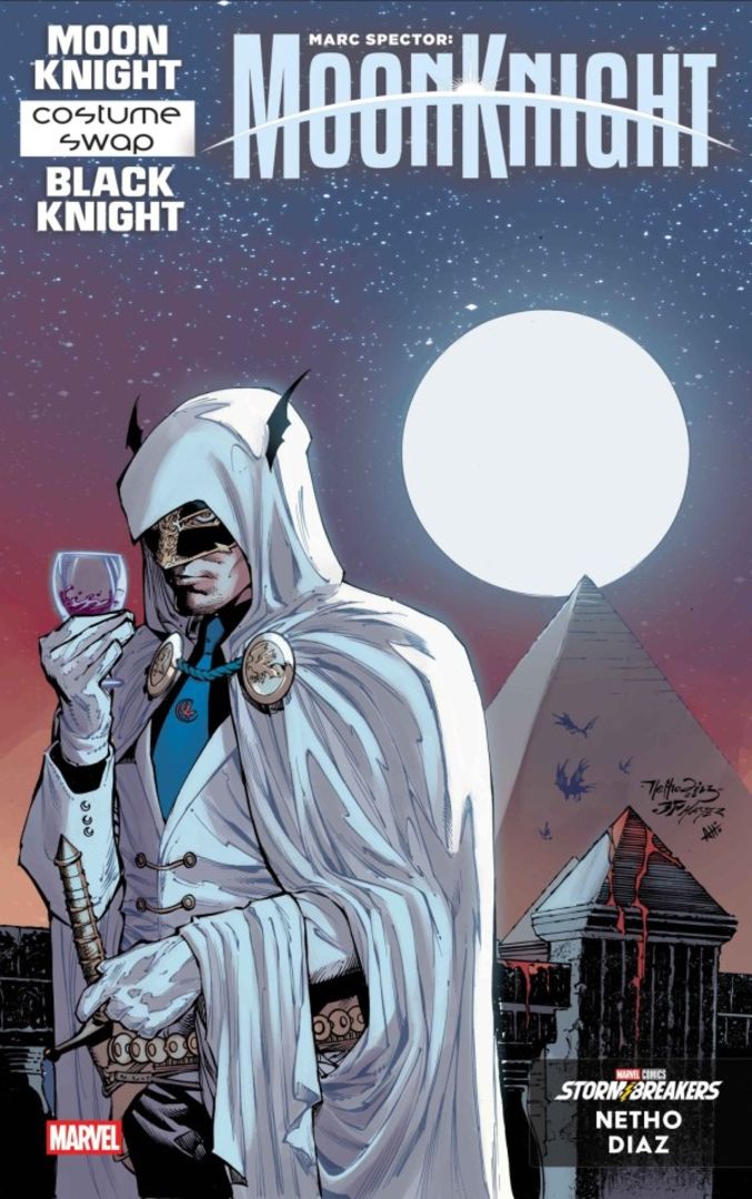 Marc Spector Moon Knight 6 hellfire costume swap variant full