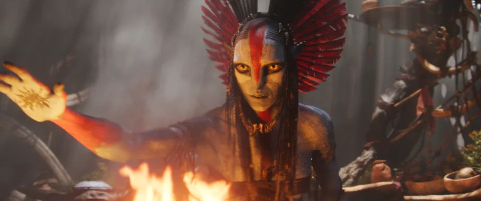 Varang (Oona Chaplin) در فیلم Avatar: Fire and Ash