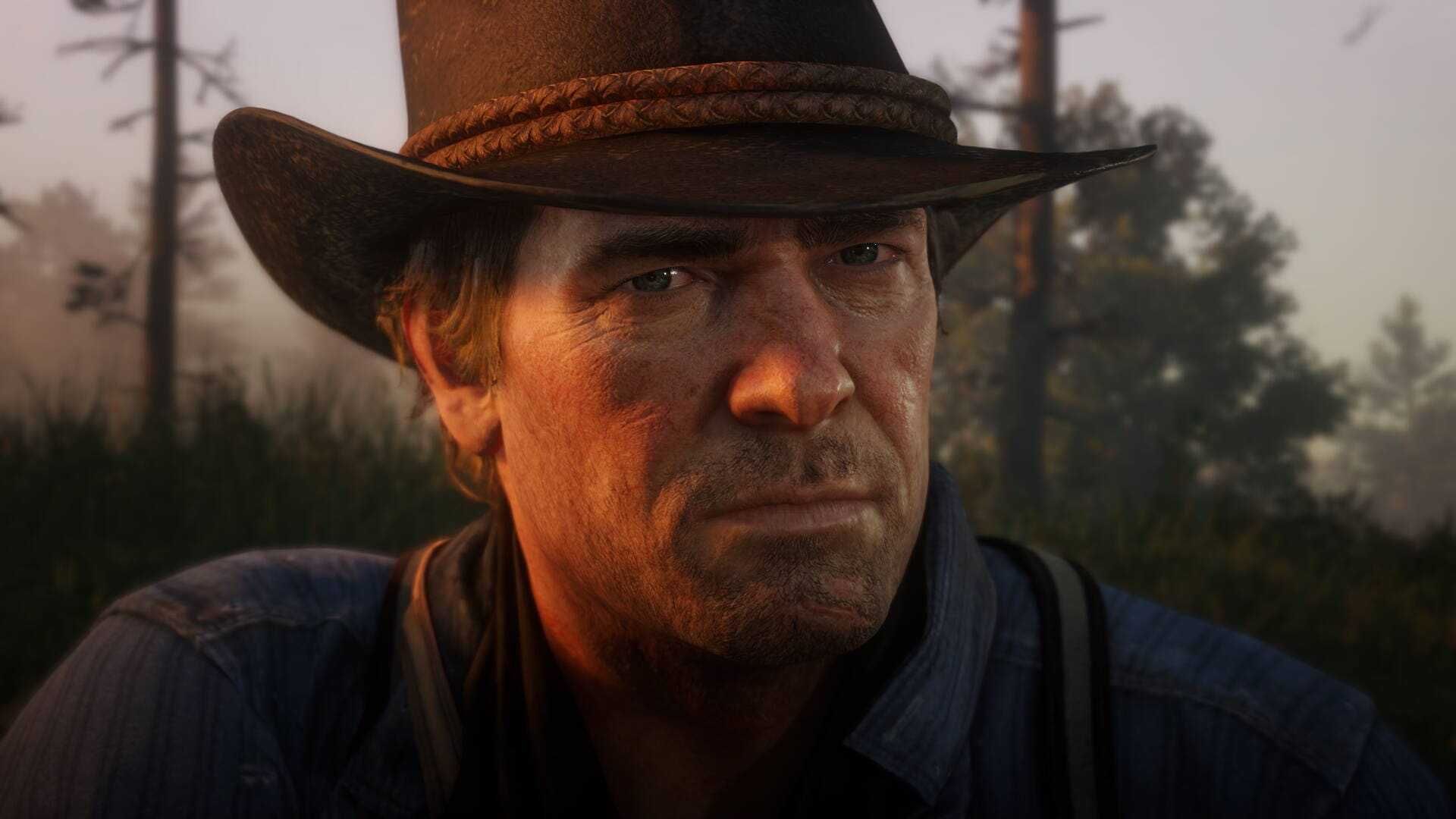 An official screenshot of Arthur Morgan in Red Dead Redemption 3