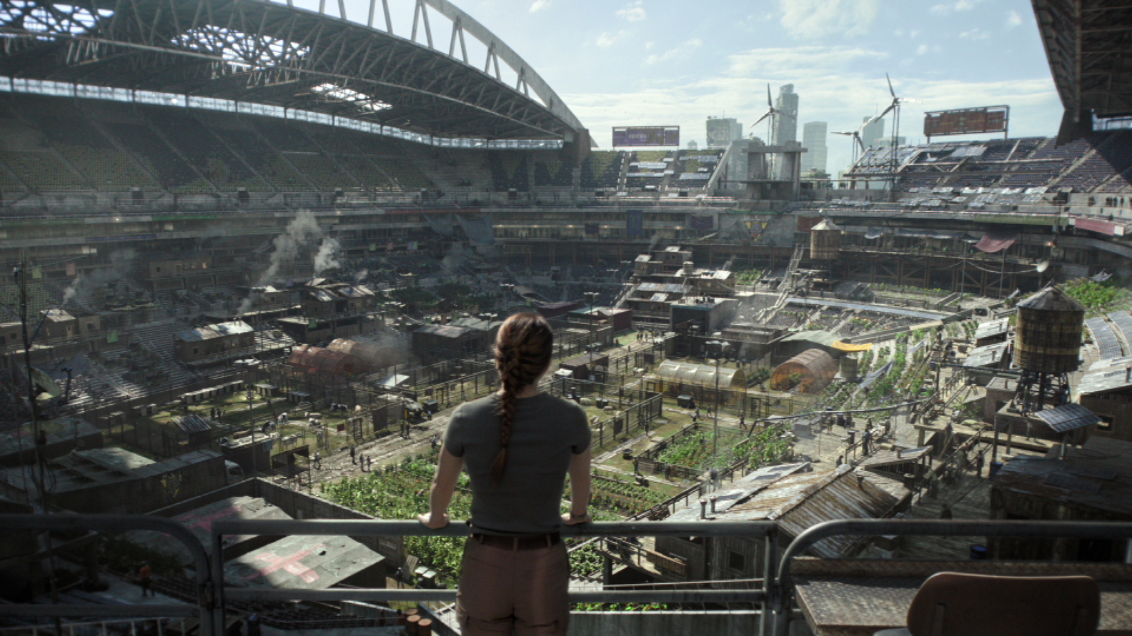 Abby in stadium
