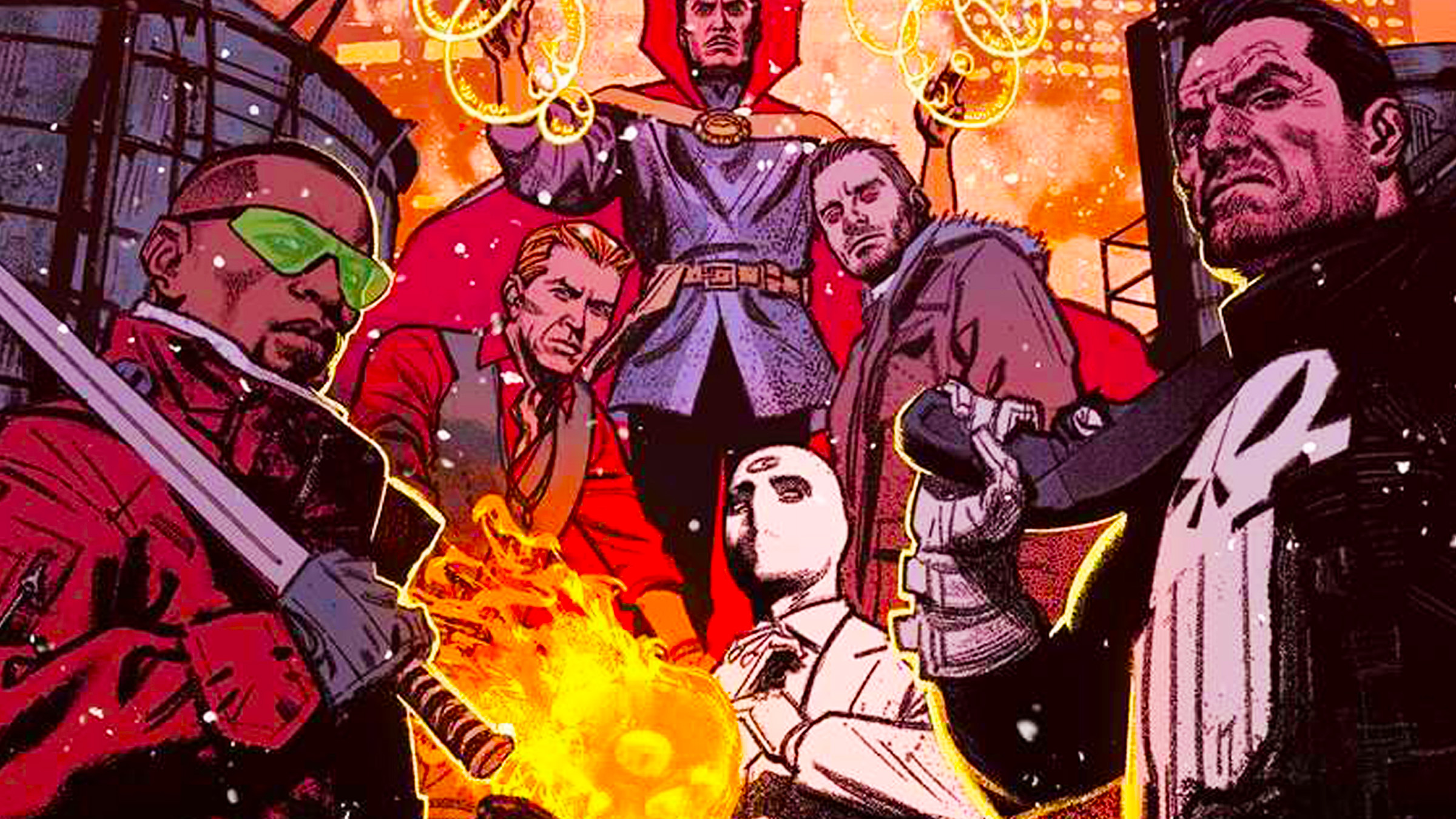 قهرمانان ماوراءالطبیعه در Midnight Sons