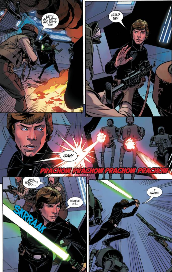 A page from Age of Rebellion - Luke Skywaler