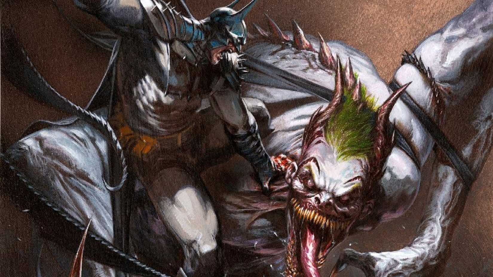 کاور Absolute Batman با نبرد بتمن و جوکر این دنیا
