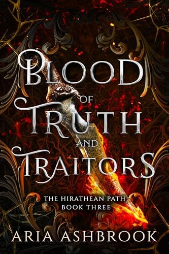 جلد کتاب Heart of Chaos با شمشیری در میان دود آتشین